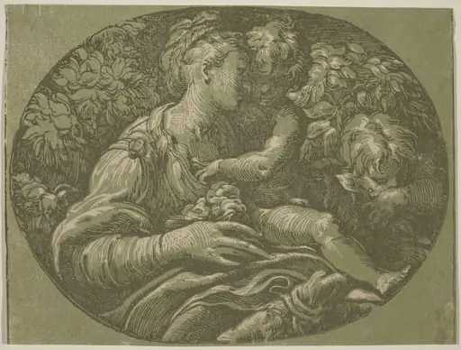 The Virgin with the Rose, by Antonio da Trento