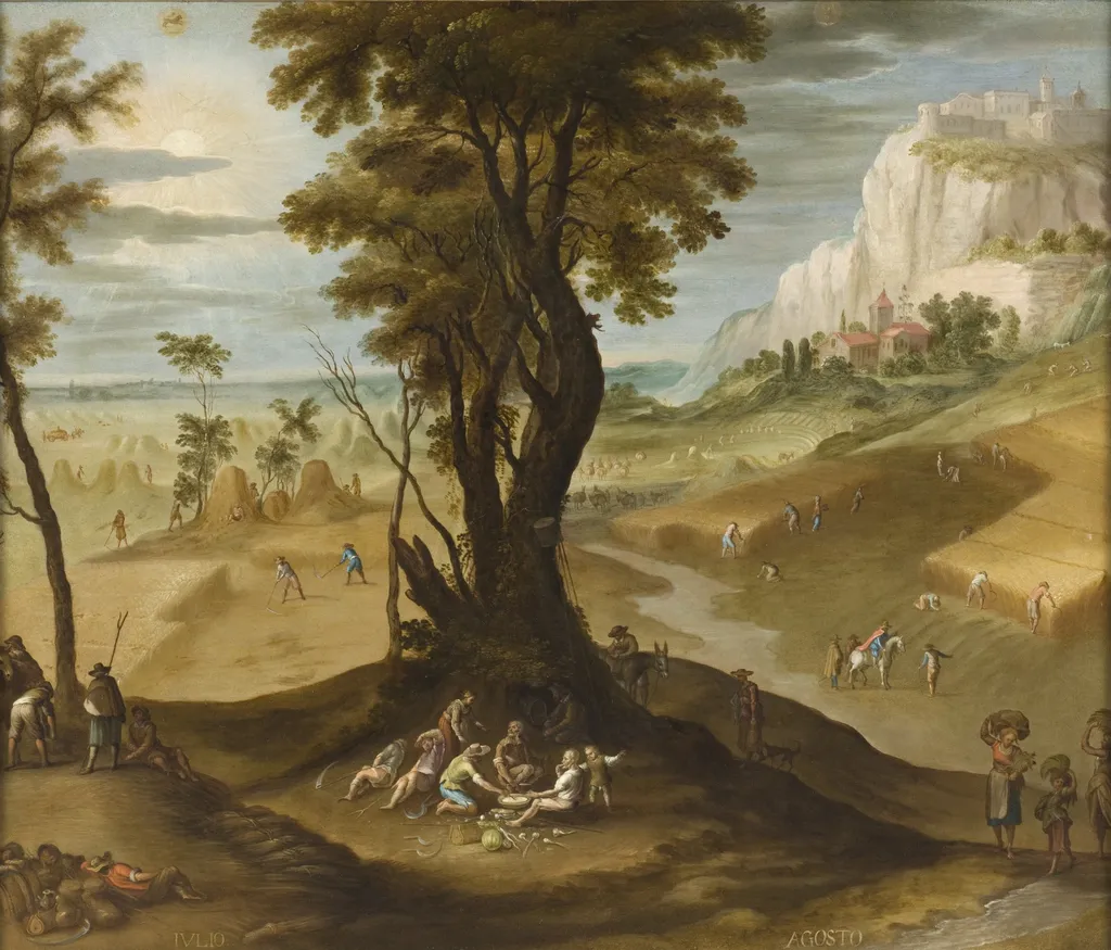 The Twelve Months of the Year (Los doce meses del año), by Antonio de Espinosa, unspecified, 1650