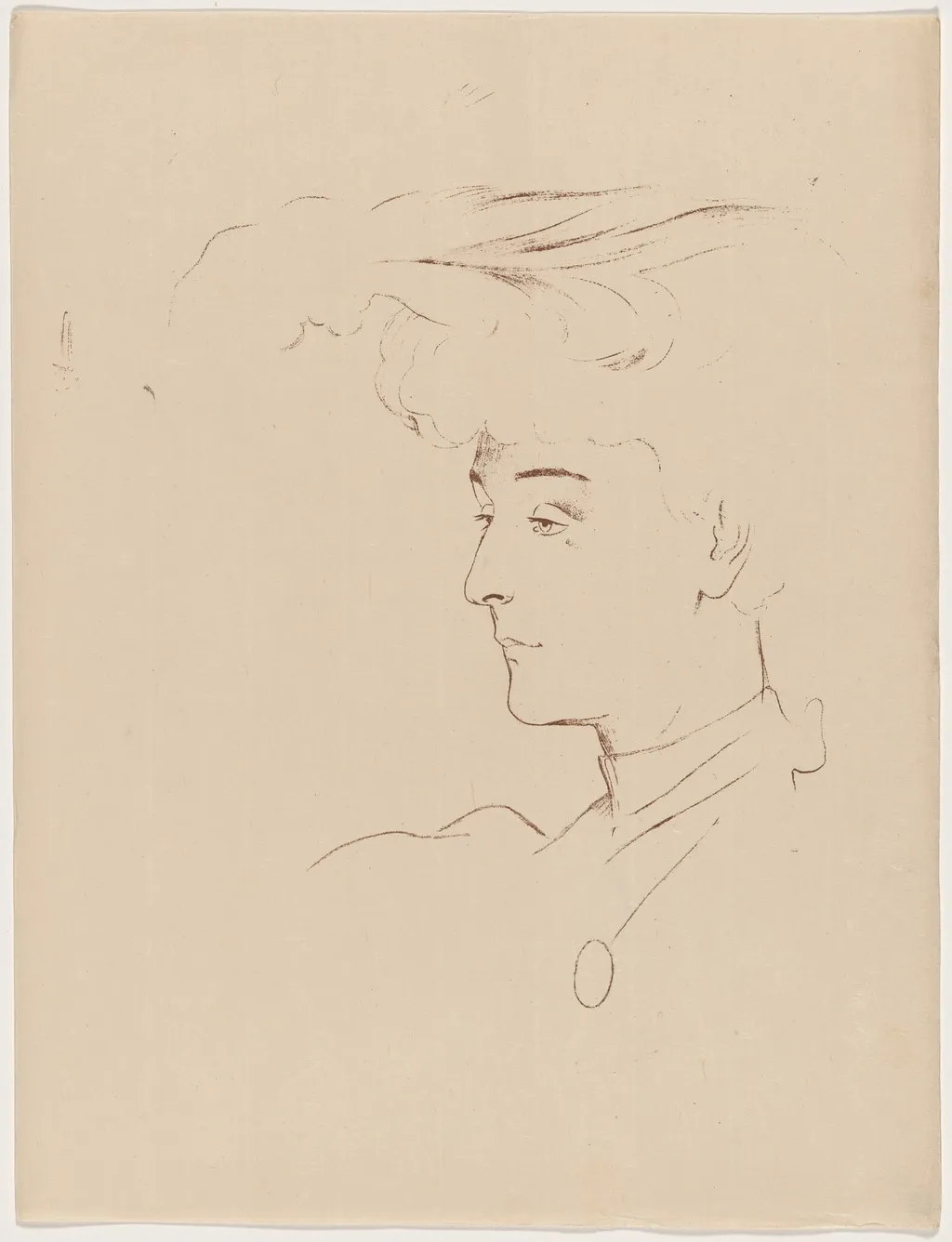 Etude, by Antonio de la Gandara, ink, 1895