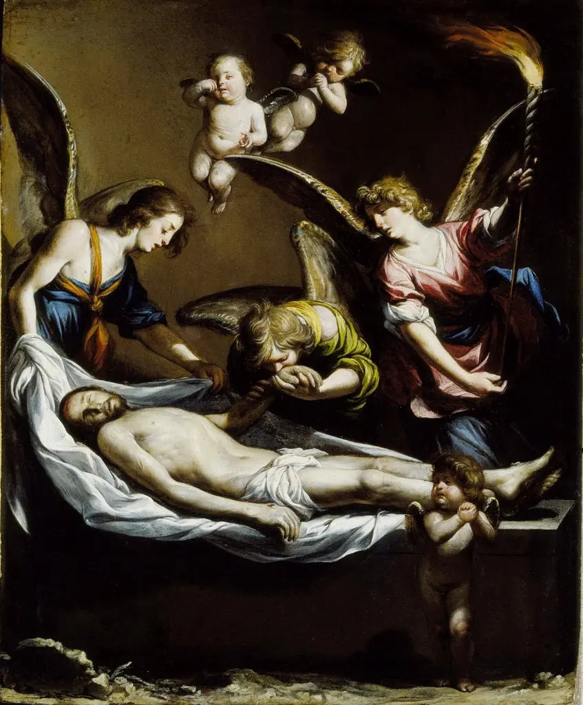 Dead Christ with Lamenting Angels, by Antonio del Castillo y Saavedra