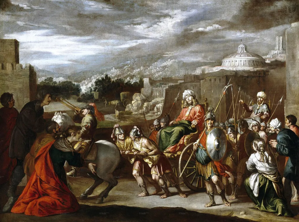 Joseph’s Triumph in Egypt, by Antonio del Castillo y Saavedra, oil, 1655