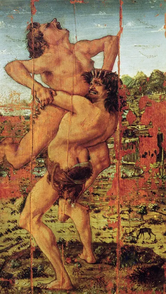 Heracles and Antaeus, by Antonio del Pollaiuolo