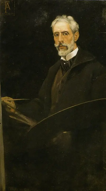 Autoretrat, by Antonio Fabrés