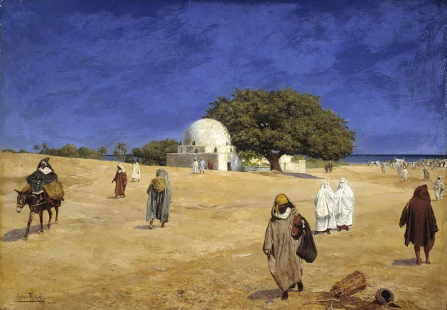 Moroccan Pilgrimage — Antonio Fabrés