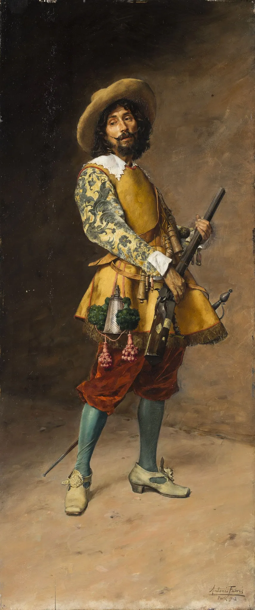 Mosqueter, by Antonio Fabrés, oil, 1902