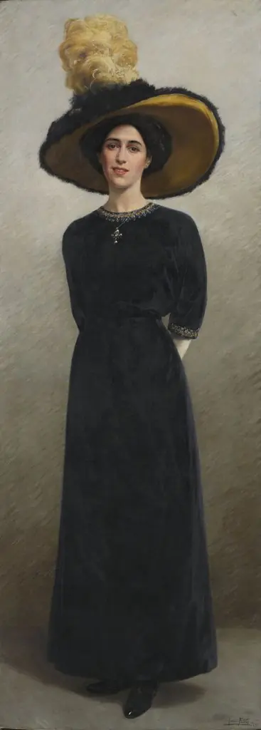 Portrait of Glòria Fabrés, by Antonio Fabrés