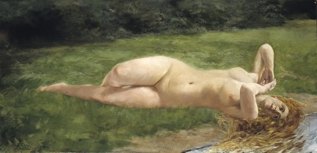 Voluptuousness, by Antonio Fabrés