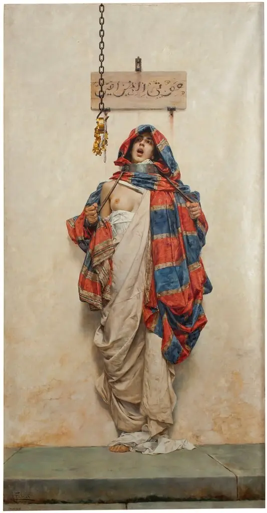 woman slave, by Antonio Fabrés