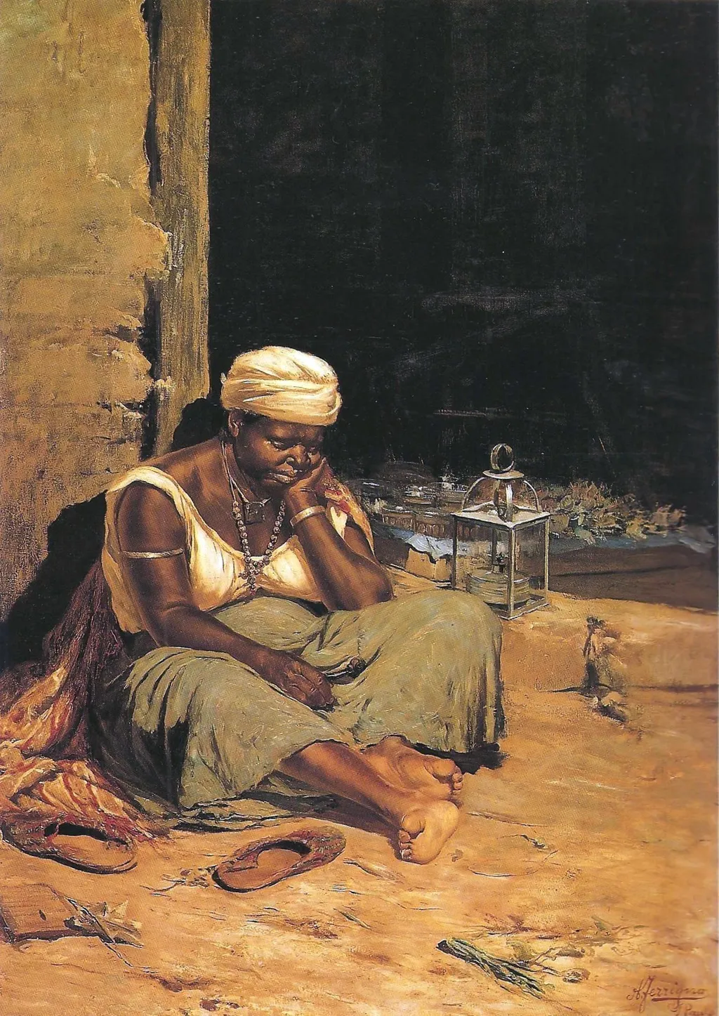 Multada quitandeira, by Antonio Ferrigno, oil, 1500