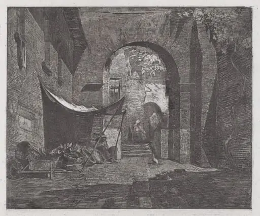 In Liguria, by Antonio Fontanesi