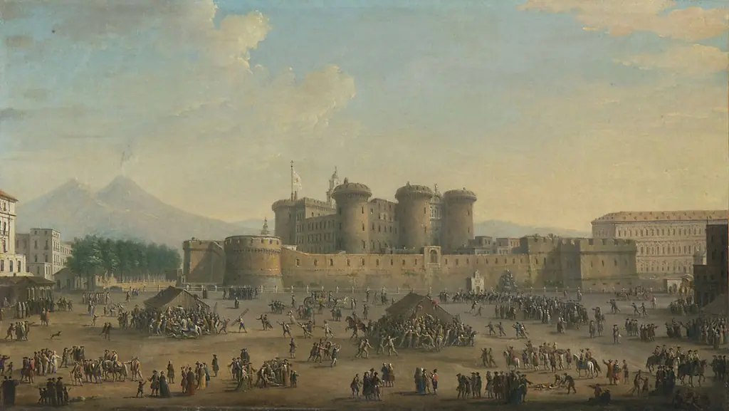 Largo di Castello in Neapel, by Antonio Joli