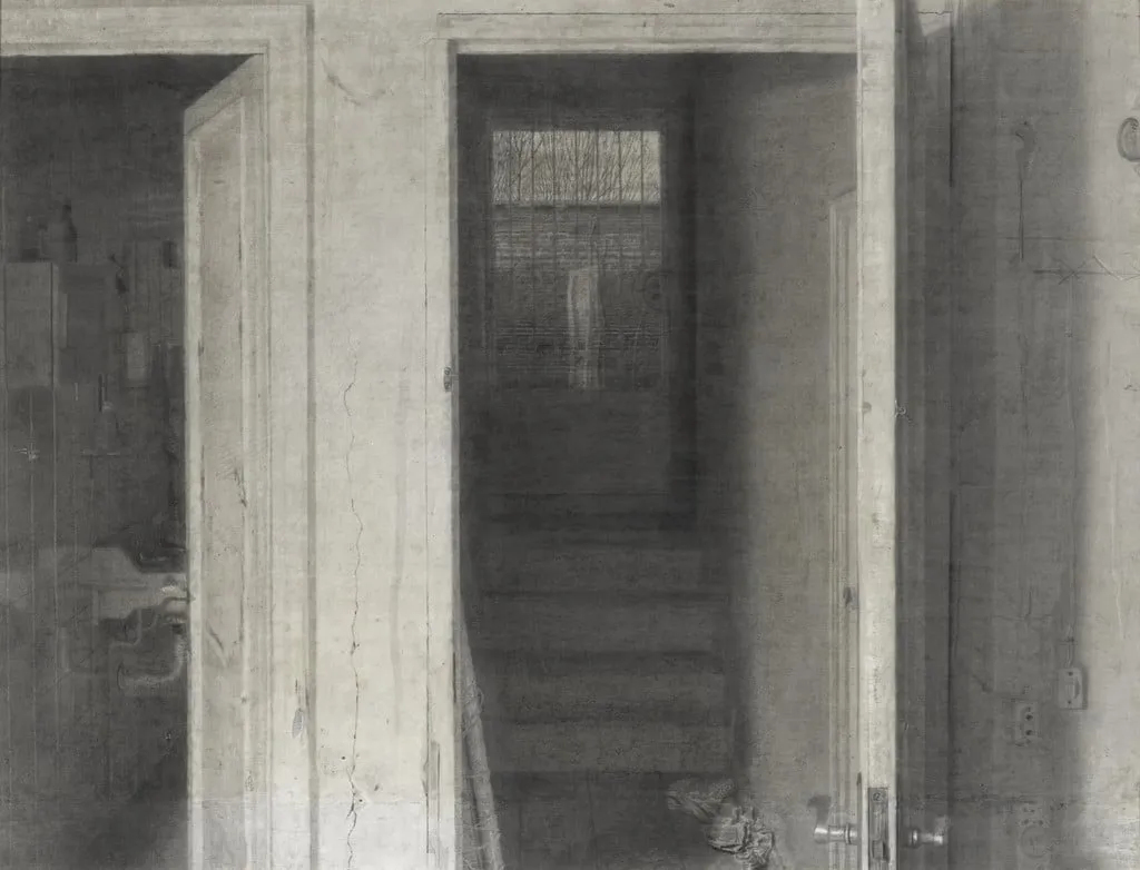 Untitled, by Antonio López García, graphite, 1967