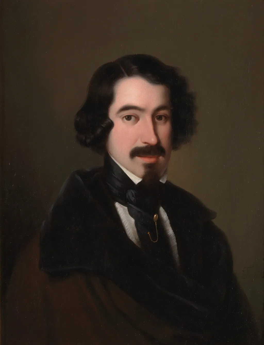 El escritor José de Espronceda, by Antonio María Esquivel, oil, 1842