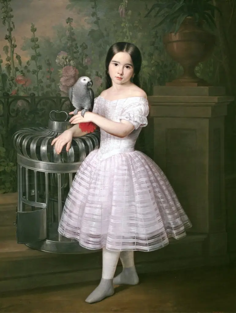 Rafaela Flores Calderón, by Antonio María Esquivel