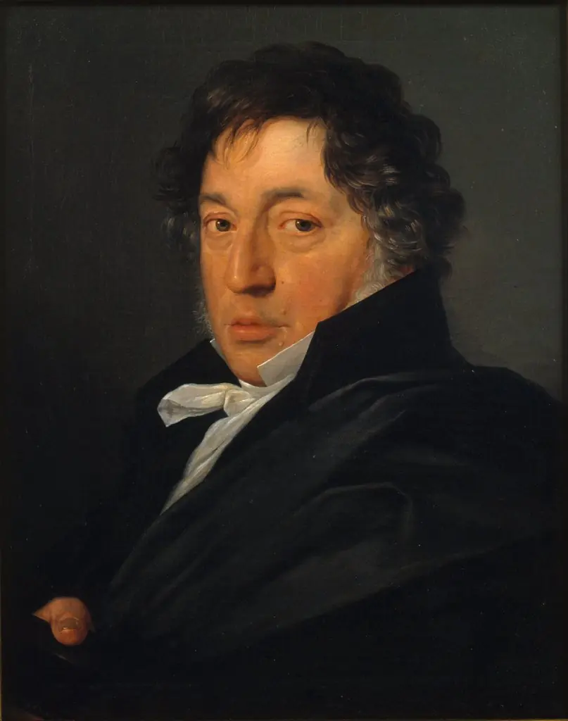 Portrait of the Painter Zacarías González Velázquez, by Antonio Mercar