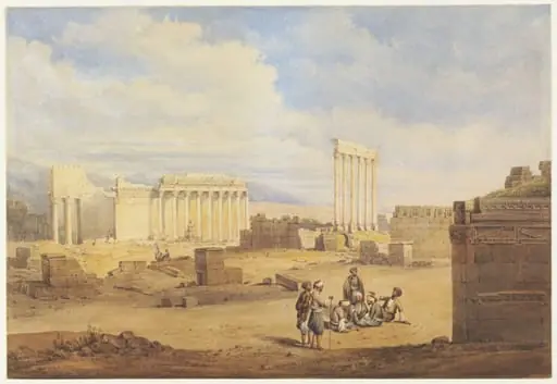 Baalbek, by Antonio or Anton Schranz