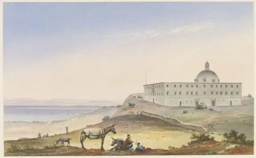 Convent on Mount Carmel, by Antonio or Anton Schranz