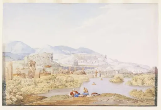 Hierapolis - Natural Hot Spring. Phrygia, by Antonio or Anton Schranz