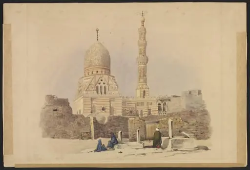 Mosk of Kaed Bey Cairo -, by Antonio or Anton Schranz