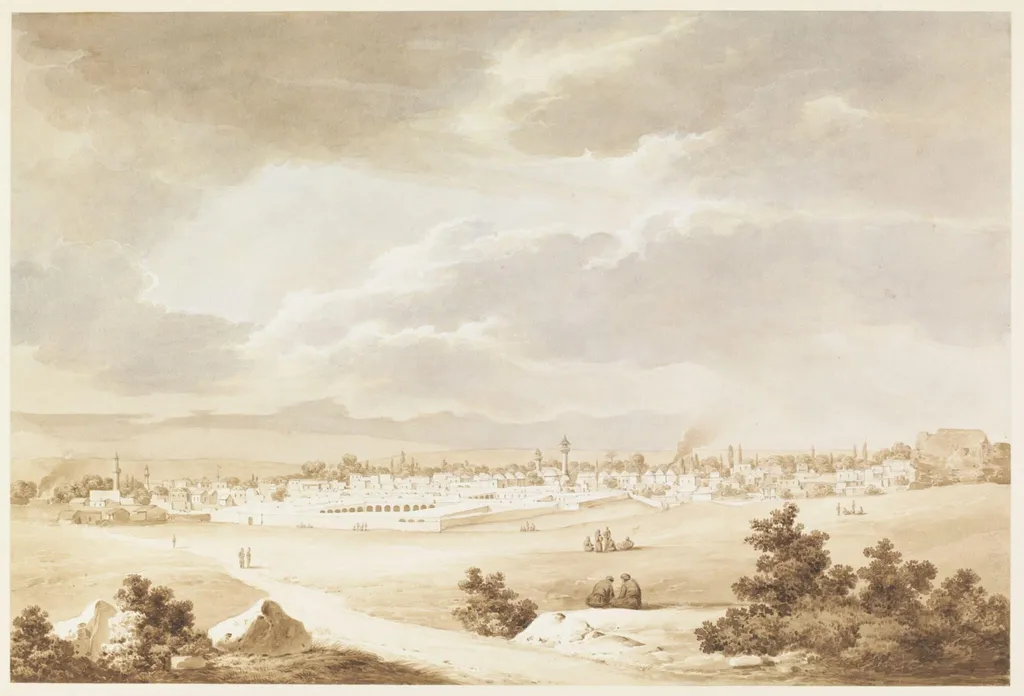 Tarsus, by Antonio or Anton Schranz, watercolor, 1837