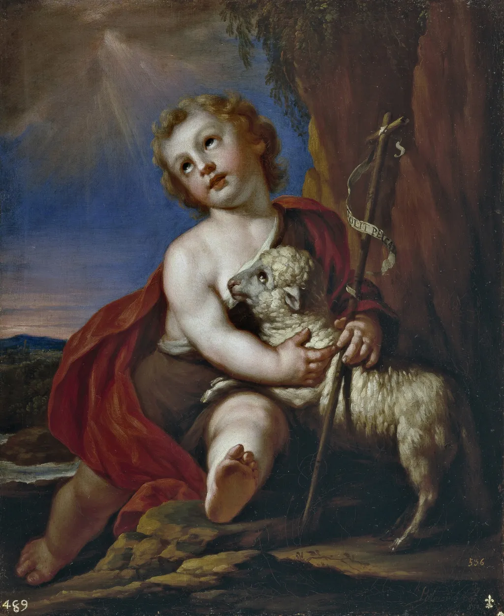 The Infant Saint John the Baptist, by Antonio Palomino, oil, 1701