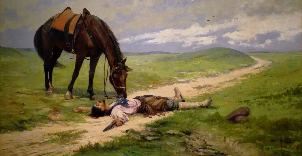 Fim de romance, 1912, by Antônio Parreiras, oil, 1912
