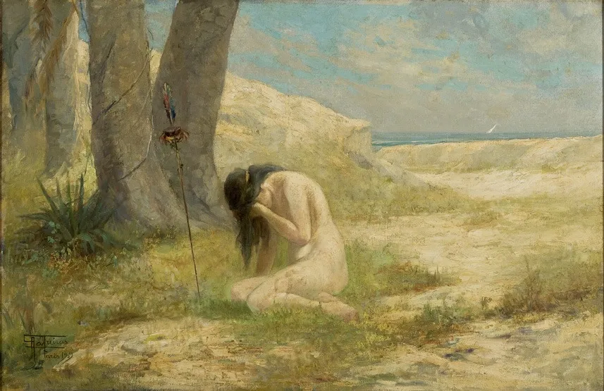 Iracema, by Antônio Parreiras, oil, 1909