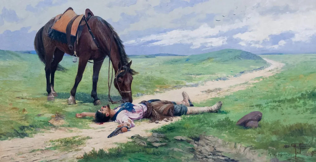 The End of Romance, by Antônio Parreiras, oil, 1915