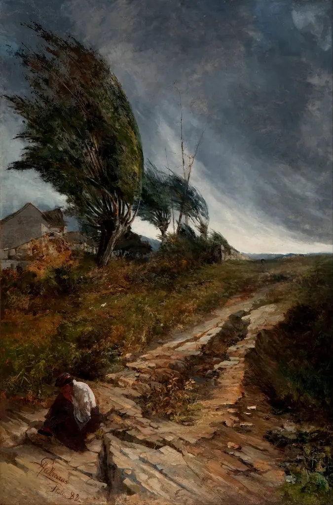 The Windstorm, by Antônio Parreiras