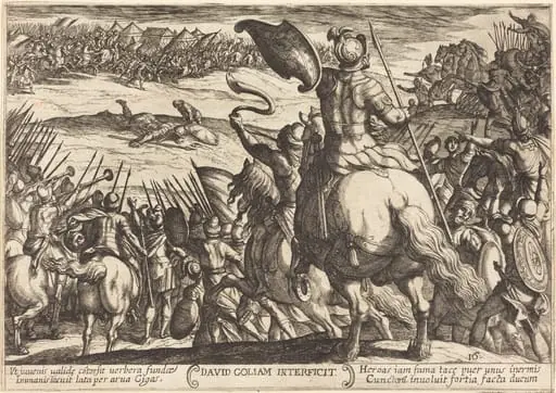 David Kills Goliath, by Antonio Tempesta