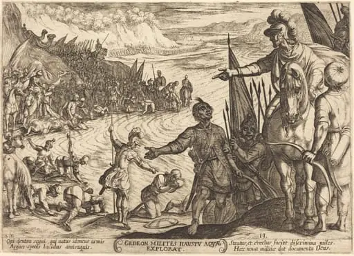 Gideon Chooses His Soldiers, by Antonio Tempesta