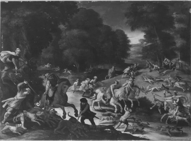Jagdstück, by Antonio Tempesta, unspecified, 1596