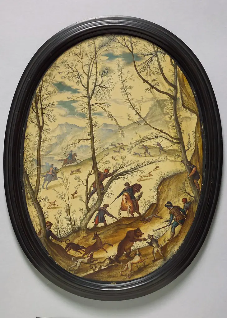 Landschaft mit Bär- und Hirschjagd, by Antonio Tempesta