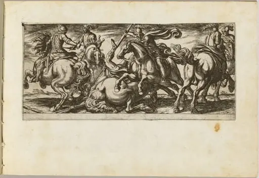Six Cavalrymen in Combat, by Antonio Tempesta