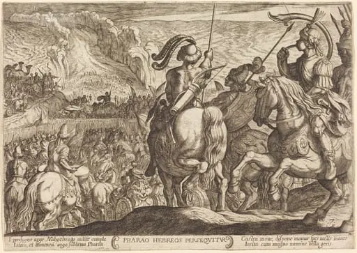 The Egyptians Pursue the Israelites, by Antonio Tempesta