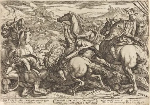 The Hebrews defeat the Canaans, by Antonio Tempesta