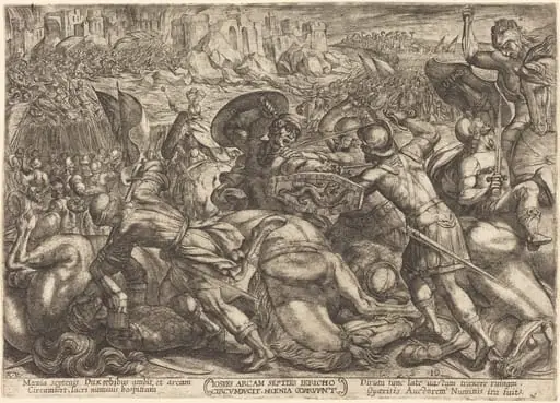 The Taking of the City of Jericho, by Antonio Tempesta