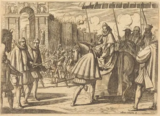 Triumphal Entry of Margaret of Austria, by Antonio Tempesta