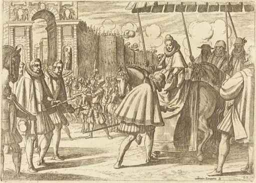 Triumphal Entry of Margaret of Austria, by Antonio Tempesta