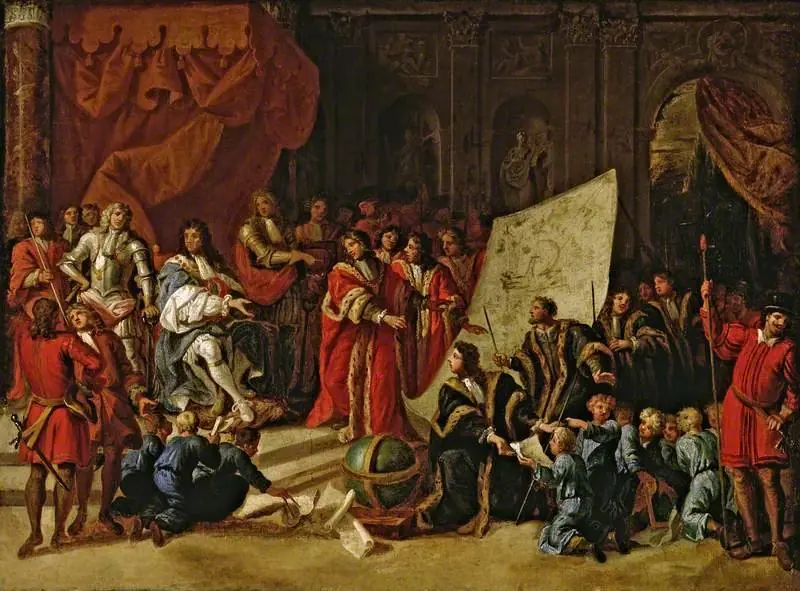 Charles II Giving an Audience at Christ's Hospital, by Antonio Verrio