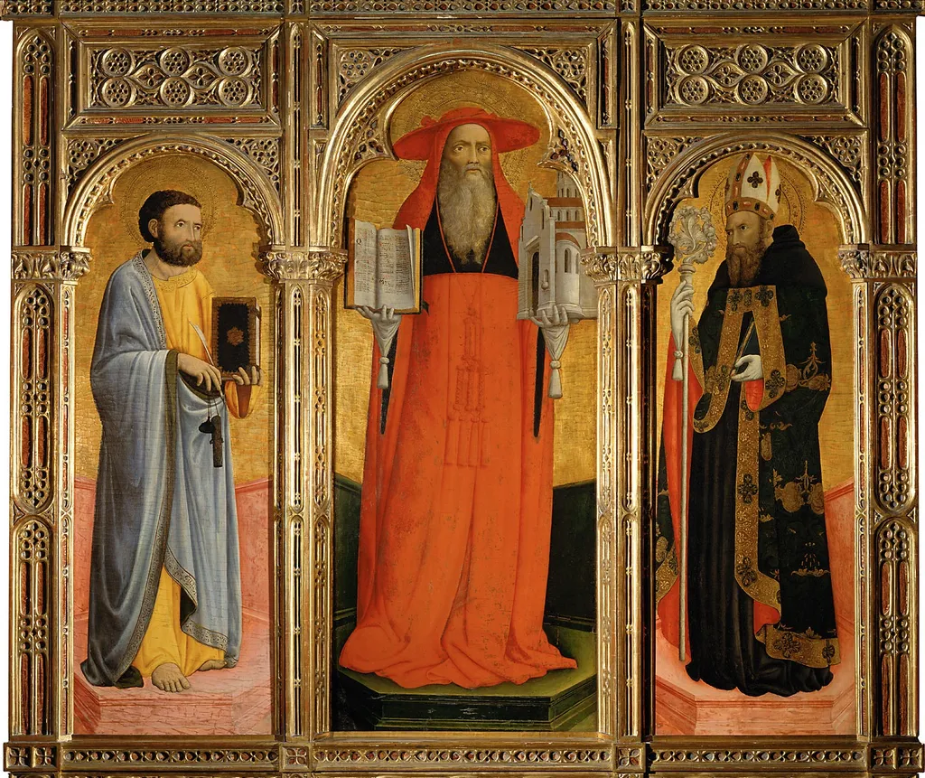Altar of Saint Jerome, by Antonio Vivarini, unspecified, 1441