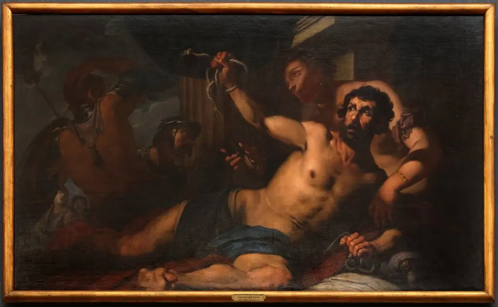 Samson and Dalila, by Antonio Zanchi