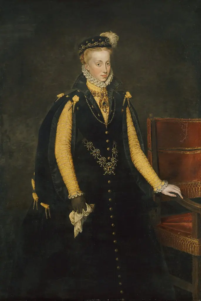 Anna von Österreich, Königin von Spanien, by Antonis Mor