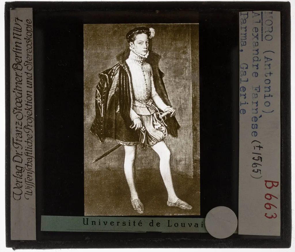 Anthonis Mor van Dashorst. Alessandro Farnese, by Antonis Mor, unspecified, 1557