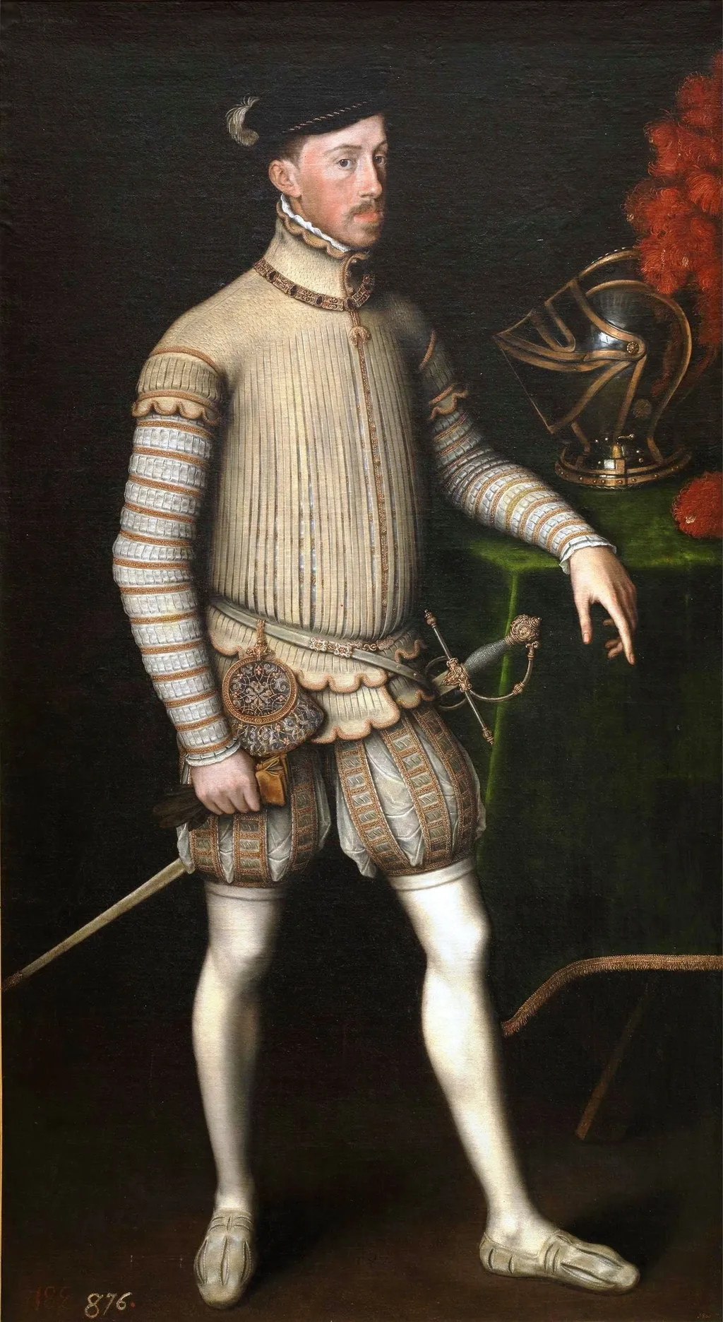 Emperor Maximilian II, by Antonis Mor, oil, 1550