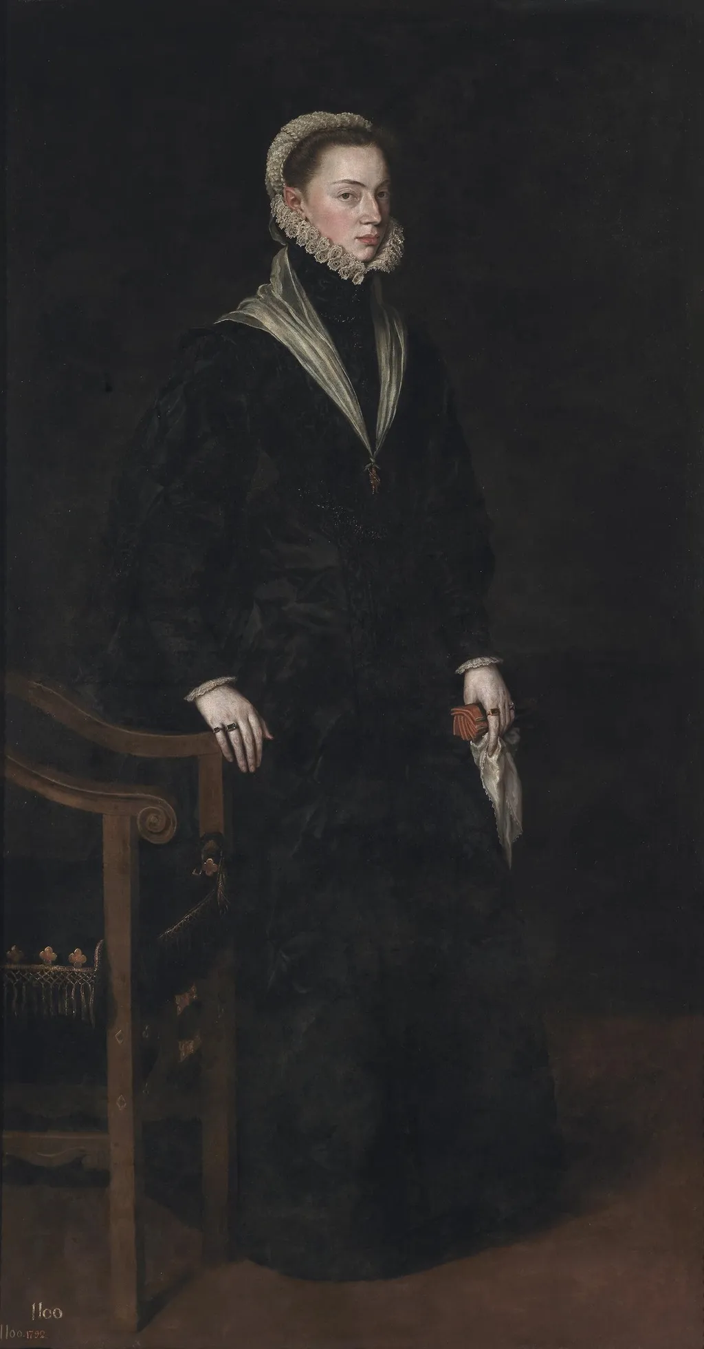 Joanna of Austria, by Antonis Mor, oil, 1560