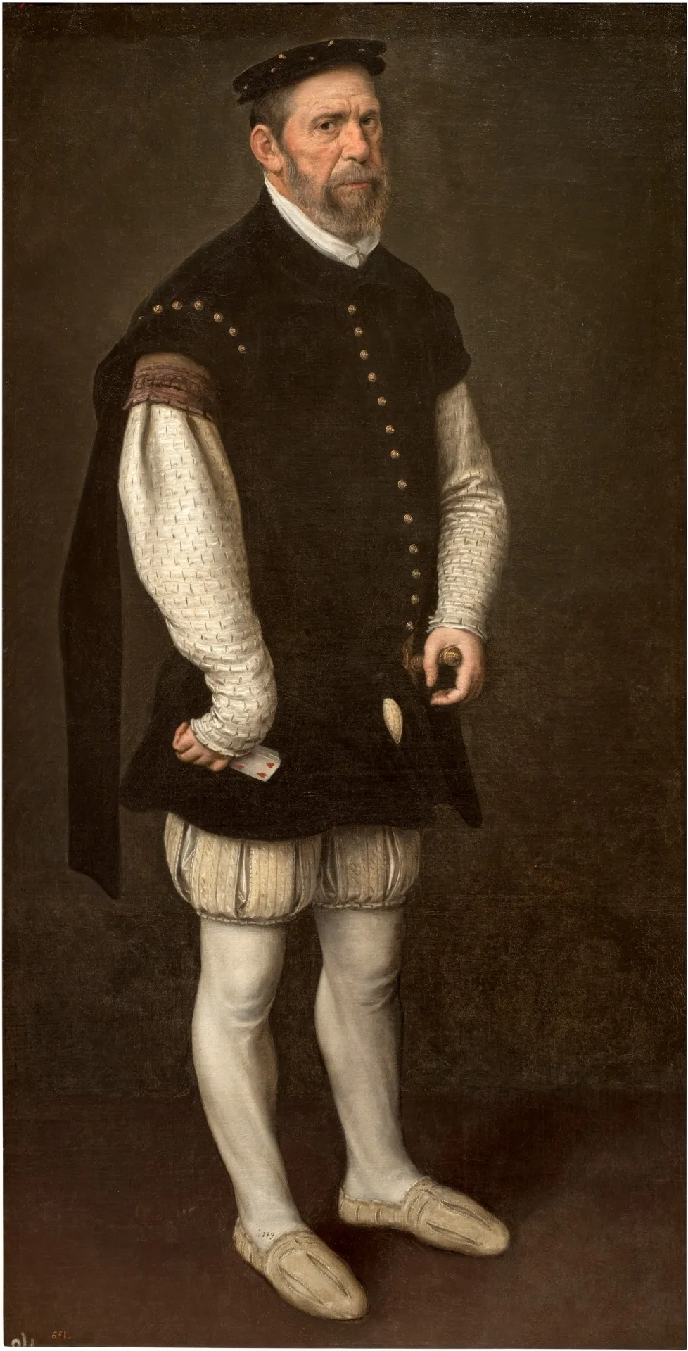 Perejon, the Buffoon of the Count of Benavente and of the Grand Duke of Alba, by Antonis Mor, oil, 1560