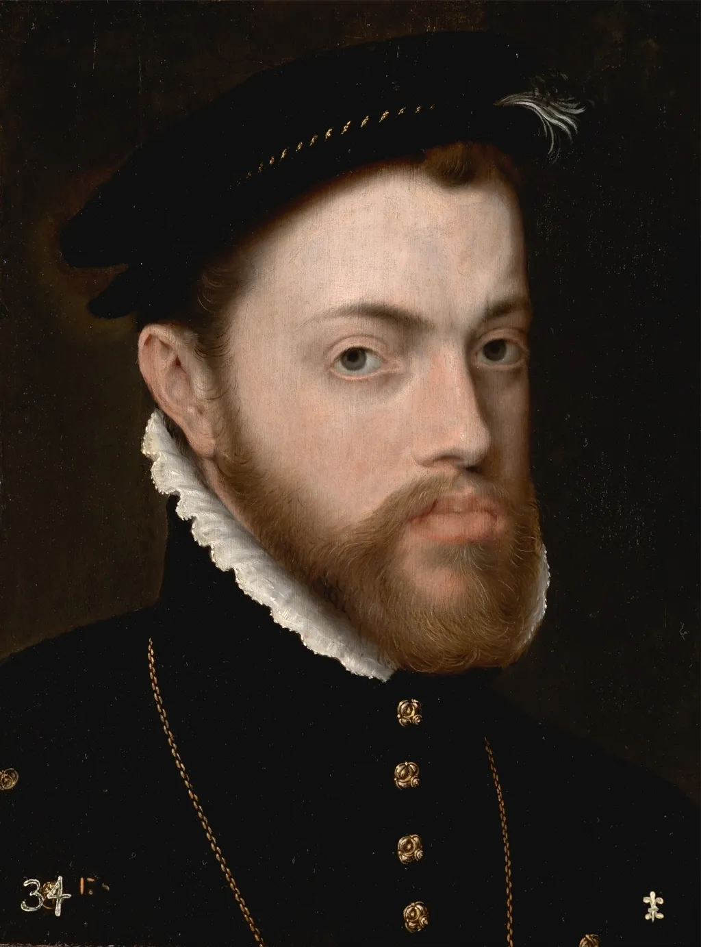 Philip II, by Antonis Mor, oil, 1555