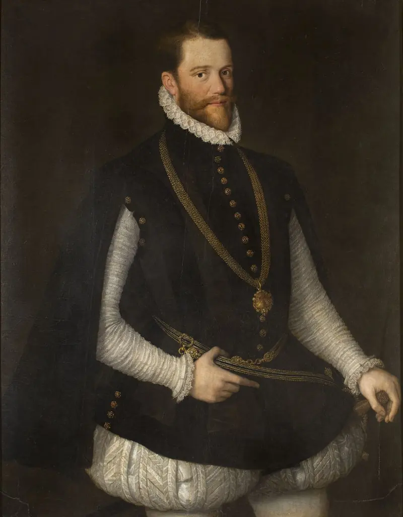 Portrait of a Gentleman of the order of Saint James, by Antonis Mor