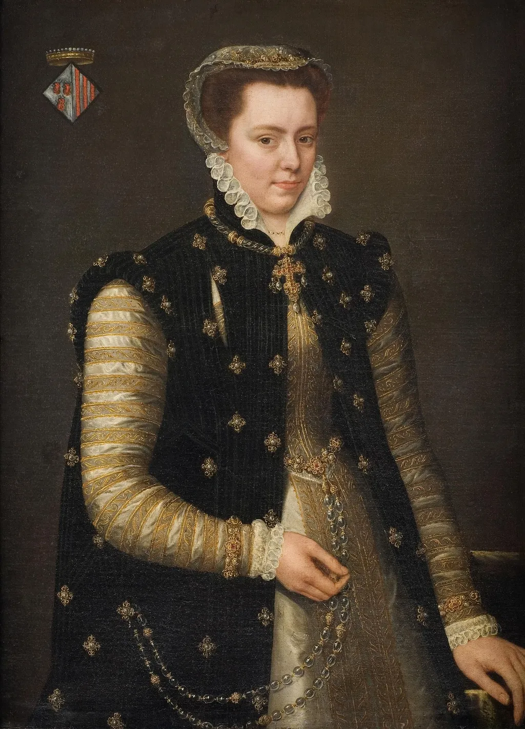 Portrait of Margaret of Parma, by Antonis Mor, oil, 1559